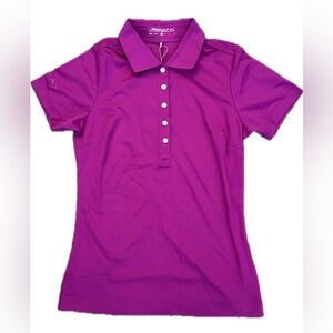 Nike Women's Vibrant Purple Button Down Shirt